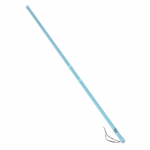 12V FLORESAN TAVAN LAMBASI 72 LEDLİ ANAHTARLI KIRMIZI (ŞEFFAF CAM) (100 CM)