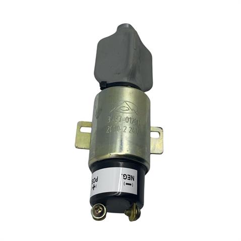 24V STOP SELENOİDİ AYAKLI (2 ÇIKIŞ) (PLT) KOMATSU