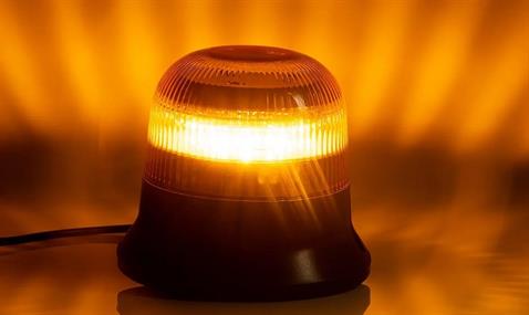 FRISTOM 12V-55V ÇAKAR TEPE LAMBA LEDLİ SARI (200*145 MM) E9