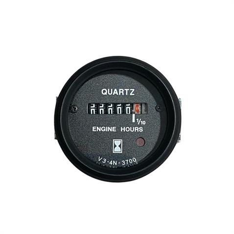 10V-28V MOTOR ÇALIŞMA SAATİ 52 MM (KIRMIZI LED IŞIKLI)