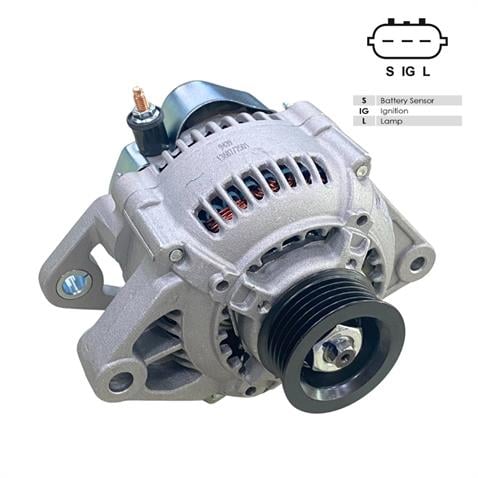 12V ALTERNATÖR DİNAMO 70 A (3 FİŞ OVAL SOKET) (S-IG-L) GEELY-TOYOTA COROLLA 1.6 1992-1999