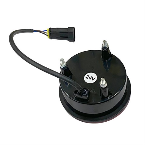 24V PARK-STOP LAMBASI LEDLİ (YUVARLAK) (98 MM) GÜLERYÜZ COBRA-KARSAN JEST-OTOKAR-TEMSA