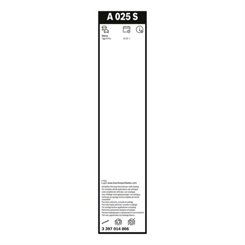 BOSCH SİLECEK SÜPÜRGESİ 575/450 MM AEROTWIN (A025S) CHERY TIGGO 8 2020 >-MG HS 2024 >