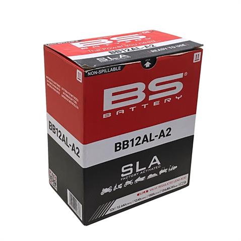 BS BATTERY 12V 12.6 AH MOTOSİKLET AKÜSÜ 150 A (EN) (136*82*162) (BB12AL-A2) (SLA)
