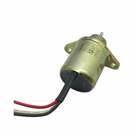 24V STOP SELENOİDİ (KAYIK KULAK) (KÜÇÜK TİP) (DÜZ MİL 12 MM) HYUNDAI