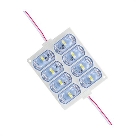 12V MODUL LAMBA 6-LEDLİ (CAMLI) BEYAZ (92*73 MM)
