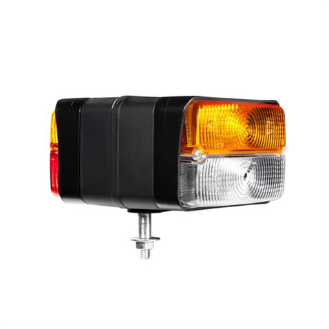 PARK-SİNYAL-STOP LAMBASI (ÇİFT TARAFLI) TD-EURO SERİSİ TRAKTÖRLER (130 X 136 X 90 MM) 
