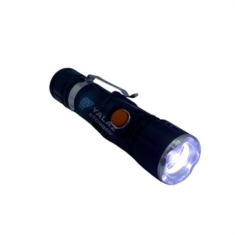 EL FENERİ 5 FONKSİYONLU ULTRA PARLAK IŞIK (MIKNATISLI) (USB ŞARJLI) 