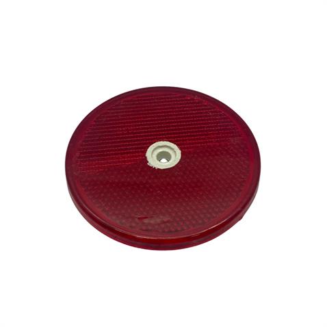 YUVARLAK REFLEKTÖR DELİKLİ KIRMIZI (80 MM)