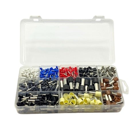 KABLO YÜKSÜK SETİ (İZOLELİ) (20-4 GA ARASI) (0.5–25 MM) (1275 PARÇA)