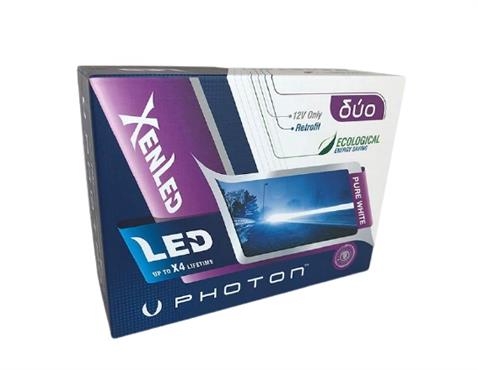 PHOTON 12V H3 COB LED XENON FAR AMPUL SETİ 6000K 6000 LÜMEN