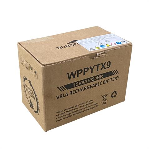 WPP 12V 9 AH MOTOSİKLET AKÜSÜ (150*87*105) (YTX9-BS)
