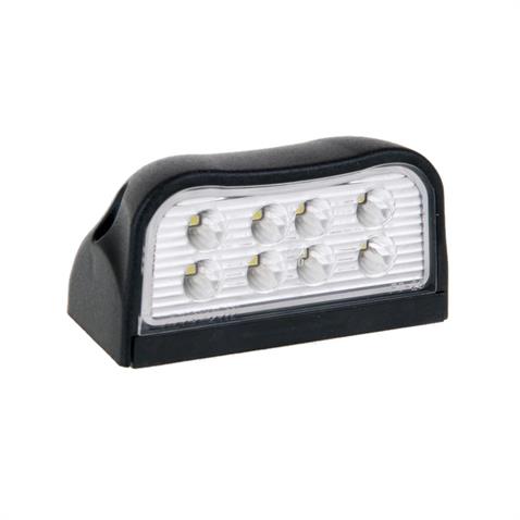 FRISTOM 12V-30V PLAKA LAMBASI 8 LEDLİ (SİYAH) (100 X 50 MM) E9