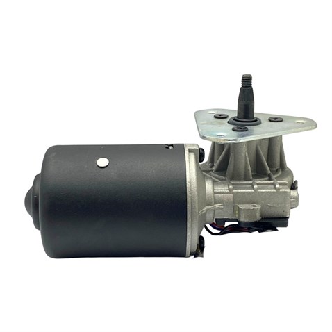 BAŞKURT 24V SİLECEK MOTORU AĞIR HİZMET (UZUN MİL) (ADAPTÖR FLANŞLI) (KABLOLU SOKETLİ 4) UNIVERSAL