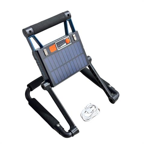 LAMBADA SÜPER LEDLİ EL PROJEKTÖRÜ GÜNEŞ ENERJİLİ-ŞARJLI USB ÇIKIŞLI (MIKNATISLI)