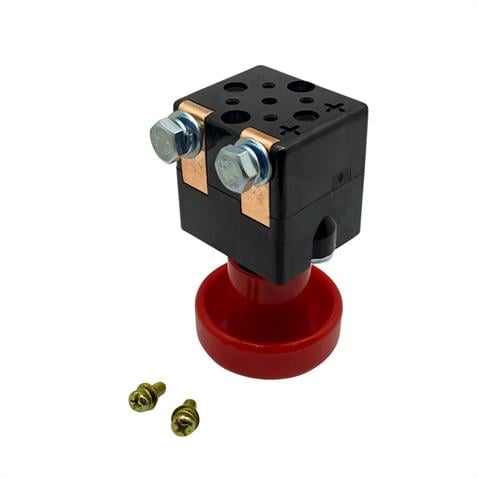 12V-48V ELEKTRİKLİ ACİL STOP BUTONU 125 A İTMELİ-ÇEKMELİ (DEVRE KESİCİ)