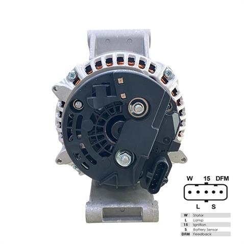 24V ALTERNATÖR DİNAMO 150 A (5 FİŞ SOKETLİ) (W-L-15-S-DFM) MERCEDES ATEGO/ACTROS/AROCS/AXOR