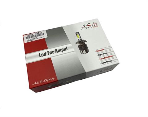12V HB4 9006 COB LED XENON FAR AMPUL SETİ 6000K 8000 LÜMEN