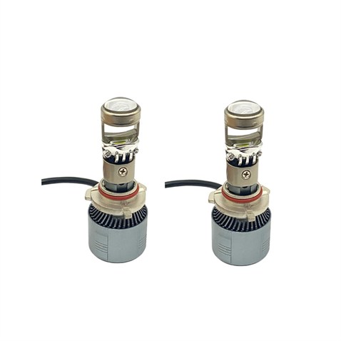 12V-24V HB3 9005 CSP LED XENON FAR AMPUL SETİ 6500K 18000 LÜMEN MERCEKLİ CANBUS