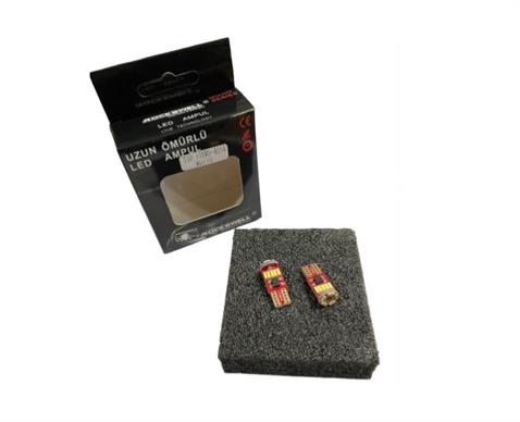 12V DİPSİZ AMPUL T10 (15 LEDLİ) BEYAZ CANBUS (2 AD)