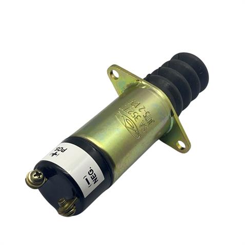 12V STOP SELENOİDİ KULAKLI (2 ÇIKIŞ) (PLT) CATERPILLAR-YANMAR MOTOR