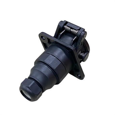 TIR DORSE ELEKTRİK SOKETİ (RÖMORK FİŞİ) (15Lİ DİŞİ) (KIRMIZI KAPAKLI)