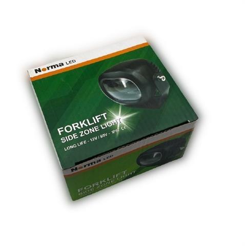 12V-80V LED SPOT LAMBA MERCEKLİ (MAVİ ÇİZGİ) (62*52 MM) FORKLİFT 