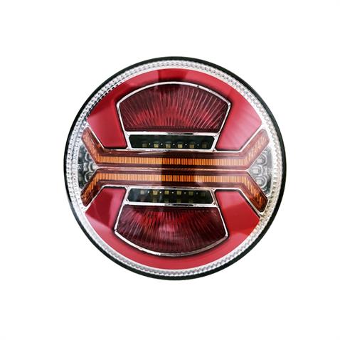 12V-24V STOP LAMBASI YUVARLAK (NEON LEDLİ) (5 FONKSİYONLU) (KIRMIZI-BEYAZ-SARI (140*50 MM)