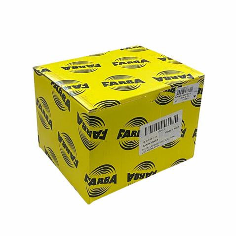 FARBA 12V SİNYAL LAMBASI+DÜZ REFLEKTÖR YUVARLAK SARI (6 LEDLİ) (98 MM)