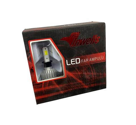INWELLS 9V-32V H3 COB LED XENON FAR AMPUL SETİ 6000K 9000 LÜMEN