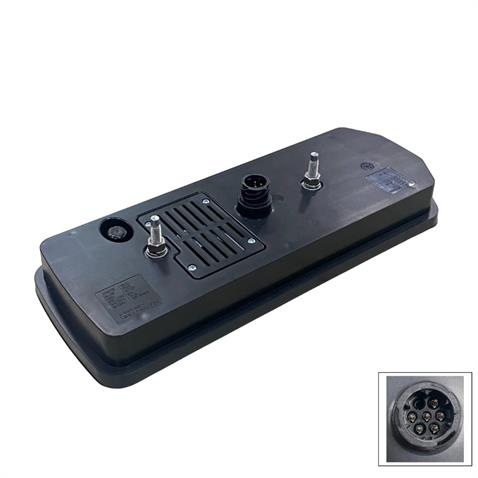 DASTERI 10V-30V STOP LAMBASI (NEON LEDLİ-KAYAR SİNYALLİ) (6 FONKSİYONLU) (350*137*45 MM) E9 SAĞ