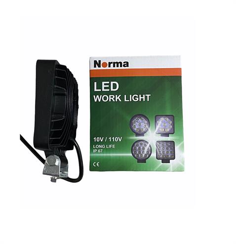 10V-110V ÇALIŞMA LAMBASI KARE (9 X 3W POWER LEDLİ) (KALIN CAM UZUN ÖMÜRLÜ) (108*108 MM) 