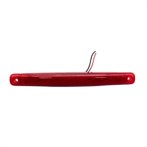 24V PARMAK LAMBA 12-LEDLİ KIRMIZI (170*17 MM)