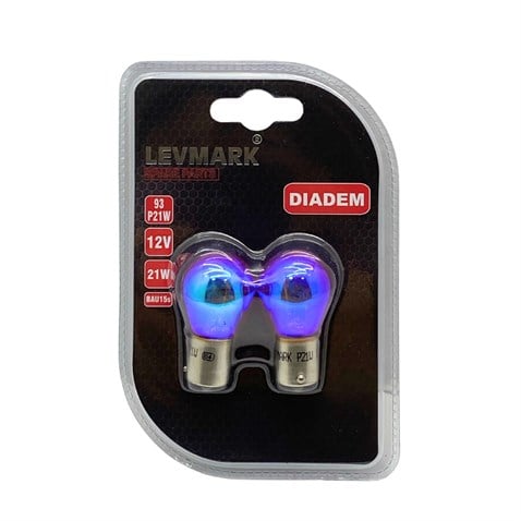 12V 93 AMPUL 21W BLUE DİADEM SARI (YAKIN TIRNAK) BAU15s (2 AD)