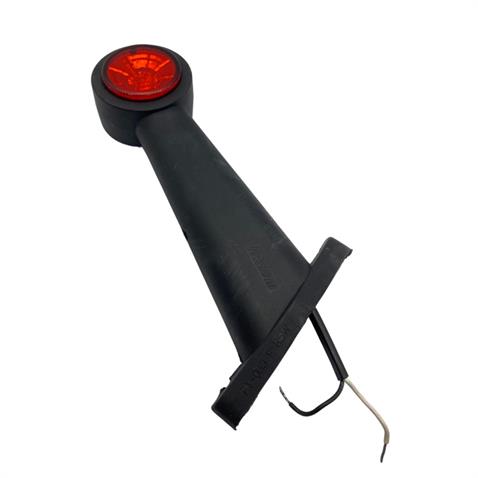 FRISTOM 12V-30V BOYNUZ TAKOZ LAMBASI UZUN DÜZ (LEDLİ) E9