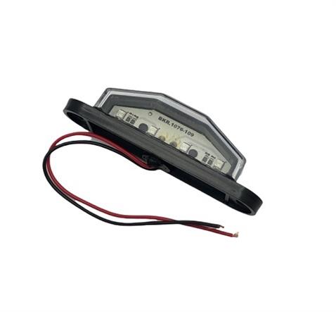 12V-24V PLAKA LAMBASI 4 LEDLİ (SİYAH)