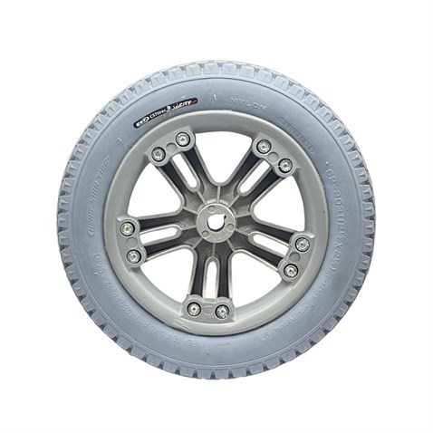 ARKA TEKERLEK SİLİKON DOLGU ALÜMİNYUM JANTLI 62-203 GRİ (12 1/2 X 2 1/4) ENGELLİ ARACI