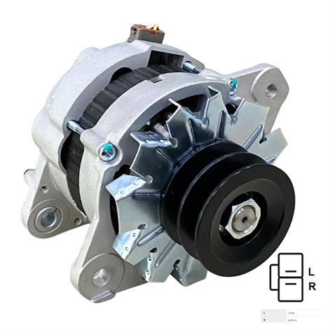 24V ALTERNATÖR DİNAMO MITSUBISHI TİPİ 80 A (L-R) (KLİMALI) MITSUBISHI CANTER/PRENSES/SAFIR