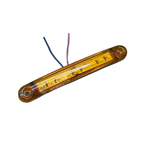 12V-24V PARMAK LAMBA 9-LEDLİ SARI (103*10 MM)