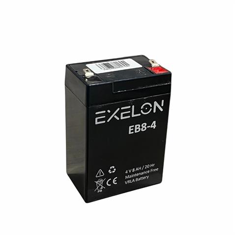 EXELON 4V 8 AH AKÜ KURU TİP (47*70*105) (0,65 KG)