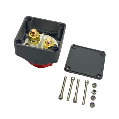 12V-50V AKÜ DEVRE KESİCİ MARİN TİPİ 200 A (ÇEVİRMELİ) (ON-OFF-OUT)