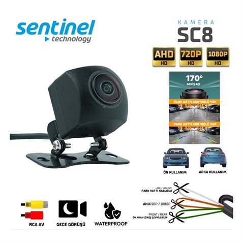 KAMERA GECE GÖRÜŞLÜ (ÖN VE ARKA UYUMLU) (GENİŞ AÇI)