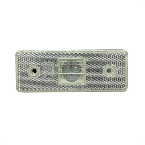 24V YAN SİNYAL LAMBASI SİDE MARKER (LEDLİ) (ŞEFFAF-MAVİ)