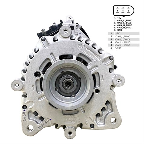 VALEO 48V ALTERNATÖR DİNAMO 250 A AUDI A3/Q3-CUPRA-SEAT LEON-SKODA OCTAVIA IV-VW GOLF VIII 2019 >