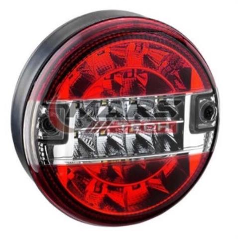 MARS 24V STOP LAMBASI YUVARLAK (LEDLİ) (4 FONKSİYONLU) (140*60 MM)