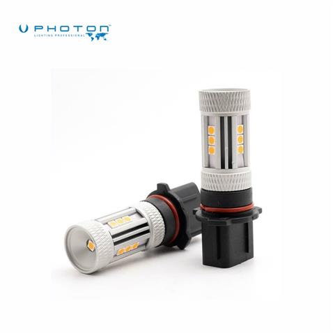 PHOTON 12V GÜNDÜZ SÜRÜŞ AMPULÜ (12+1 LEDLİ) SOKETLİ SARI P13W