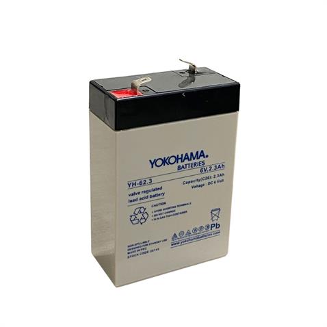 YOKOHAMA 6V 2.3 AH AKÜ KURU TİP (66*33*101)