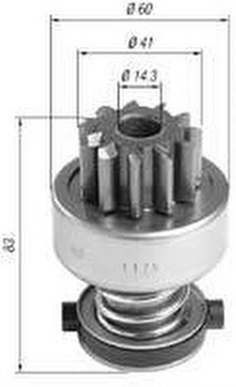 ZEN MARŞ DİŞLİSİ BOSCH TİPİ 11 DİŞ MAN (ADAPTASYON)