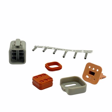 DEUTSCH SOKET (6 FİŞ KABLOSUZ) İŞ MAKİNASI
