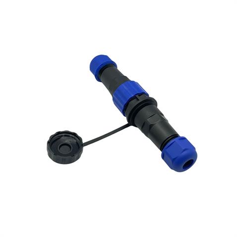 KONNEKTOR 2 PİN (2 FİŞLİ SOKET DİŞİ-ERKEK TAKIM) (SU GEÇİRMEZ) (SD16)